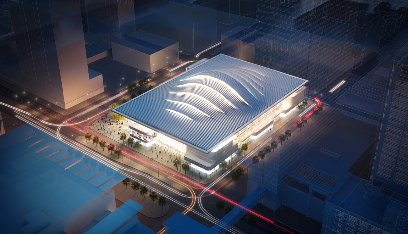 Proposed MPEA/DePaul University Event Center/Basketball Arena at McCormick Place Campus.